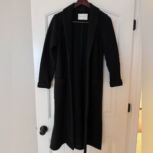 Aritzia The Group Babaton Shawl Merino Wool Jacket Black